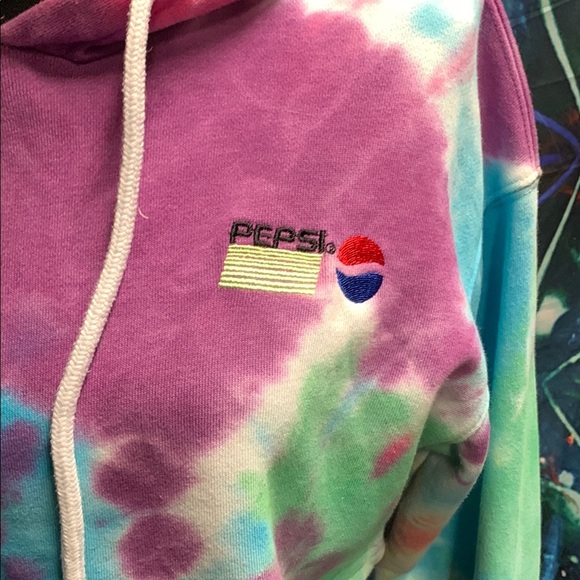 Poshmark Tie-Dye Cropped Hoodie - Picture 2 of 4